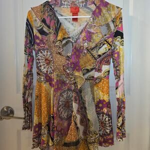 Beautiful Cristina V boho style top